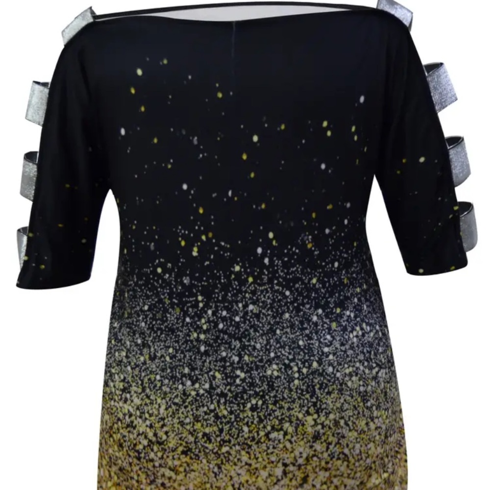 Geometric Color Block Top - Picture 4 of 6